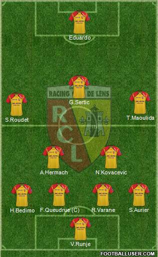 Racing Club de Lens Formation 2011