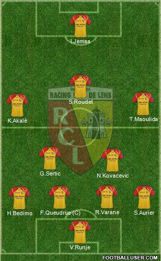 Racing Club de Lens Formation 2011
