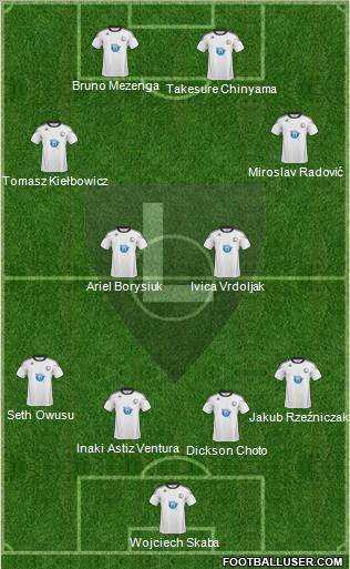 Legia Warszawa Formation 2011