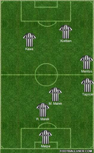 Newcastle United Formation 2011