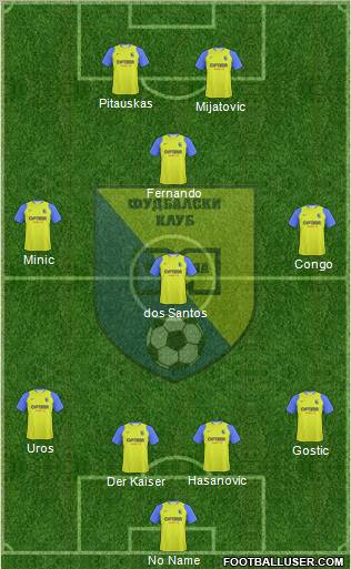 FK Modrica Maxima Formation 2011