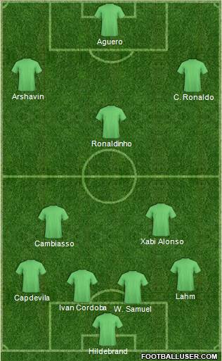 Pro Evolution Soccer Team Formation 2011