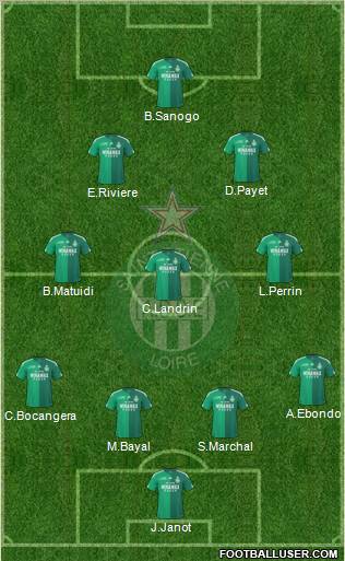 A.S. Saint-Etienne football formation