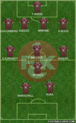 1.FC Kaiserslautern Formation 2011