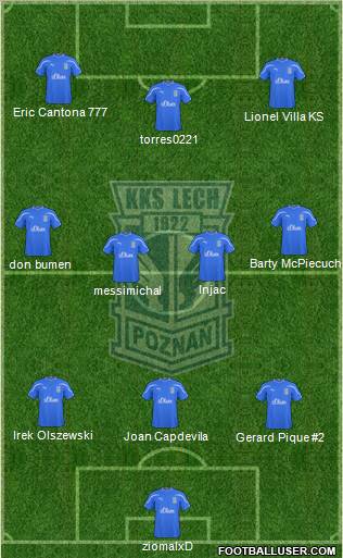 Lech Poznan Formation 2011