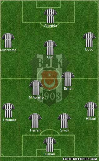 Besiktas JK Formation 2011