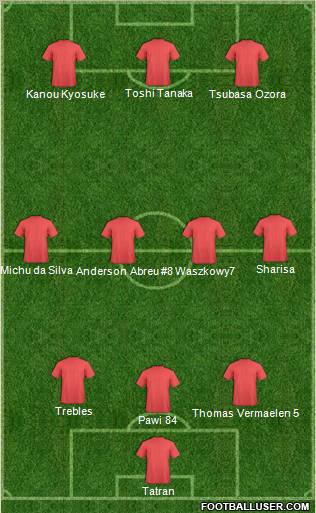 Pro Evolution Soccer Team Formation 2011