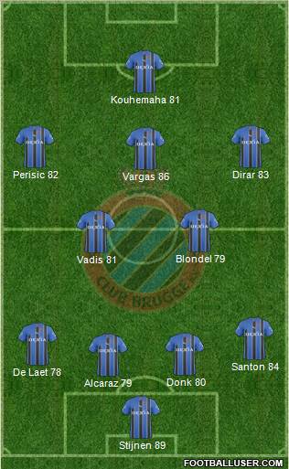 Club Brugge KV Formation 2011