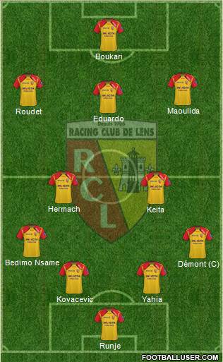 Racing Club de Lens Formation 2011