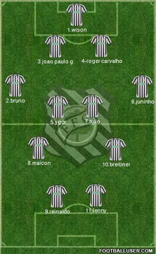 Figueirense FC Formation 2011