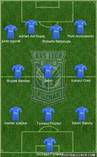 Lech Poznan Formation 2011