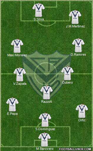 Vélez Sarsfield Formation 2011