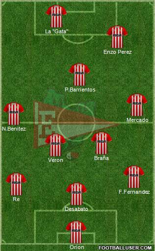 Estudiantes de La Plata Formation 2011