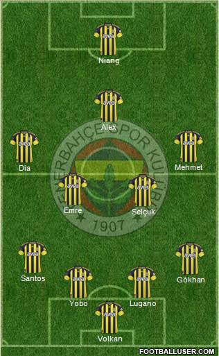 Fenerbahçe SK Formation 2011