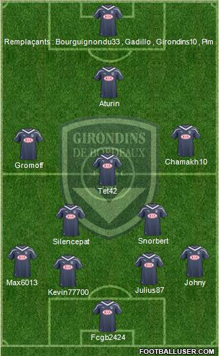 FC Girondins de Bordeaux Formation 2011