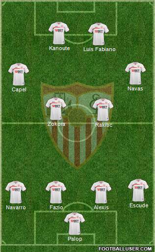 Sevilla F.C., S.A.D. Formation 2011