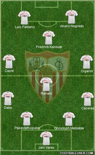 Sevilla F.C., S.A.D. Formation 2011
