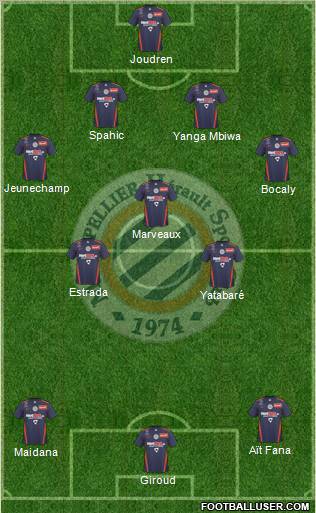 Montpellier Hérault Sport Club Formation 2011