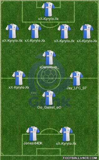 K Racing Club Genk football formation