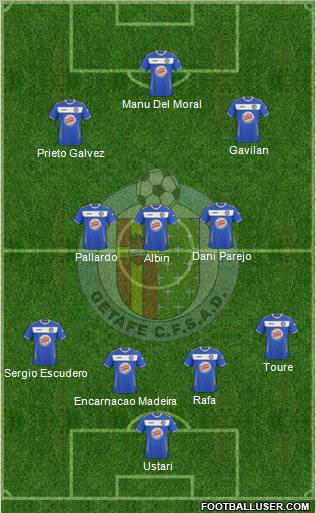 Getafe C.F., S.A.D. Formation 2011
