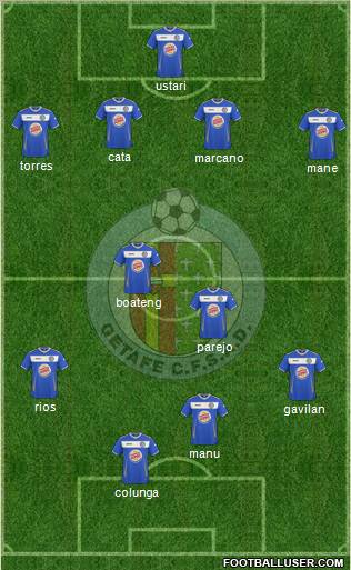 Getafe C.F., S.A.D. Formation 2011