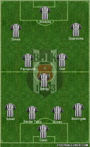 Besiktas JK Formation 2011