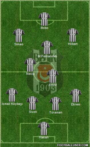 Besiktas JK Formation 2011