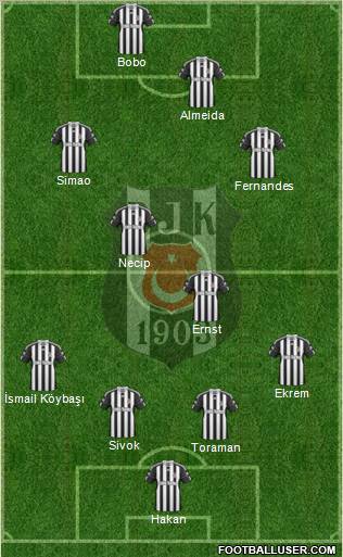 Besiktas JK Formation 2011
