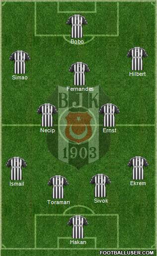 Besiktas JK Formation 2011