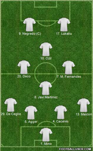 Pro Evolution Soccer Team Formation 2011