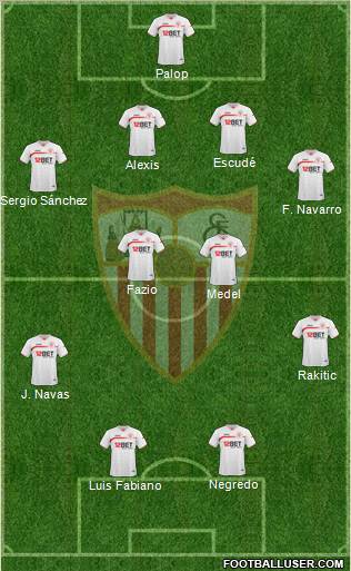 Sevilla F.C., S.A.D. Formation 2011