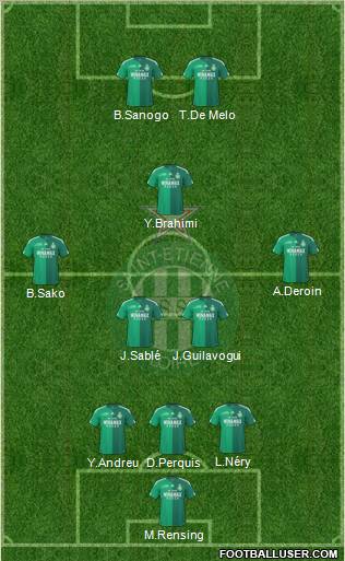 A.S. Saint-Etienne football formation