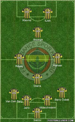 Fenerbahçe SK Formation 2011
