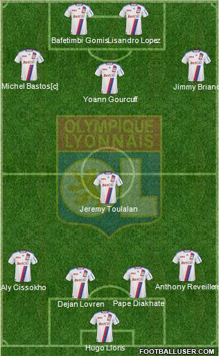 Olympique Lyonnais Formation 2011