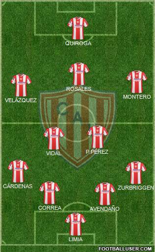 Unión de Santa Fe Formation 2011