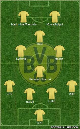 Borussia Dortmund Formation 2011
