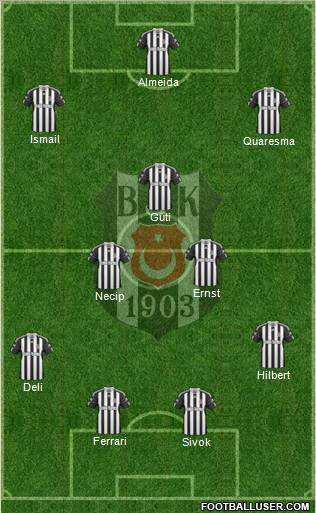 Besiktas JK Formation 2011