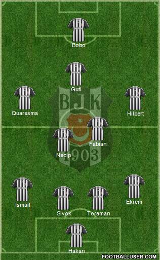 Besiktas JK Formation 2011
