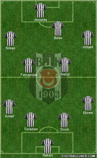Besiktas JK Formation 2011