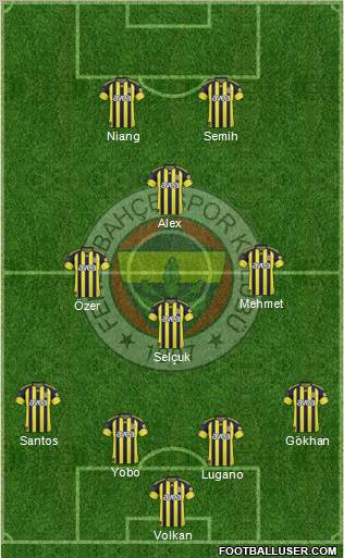 Fenerbahçe SK Formation 2011