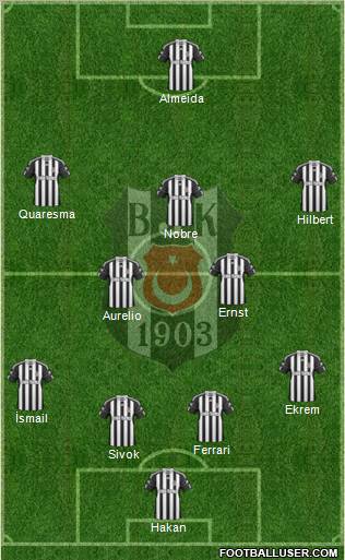 Besiktas JK Formation 2011