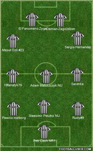 Newcastle United Formation 2011