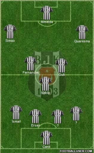 Besiktas JK Formation 2011
