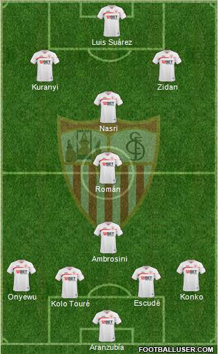 Sevilla F.C., S.A.D. Formation 2011