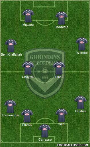 FC Girondins de Bordeaux Formation 2011