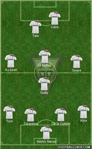 Albacete B., S.A.D. Formation 2011