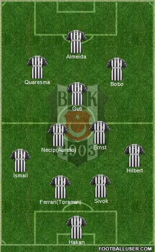 Besiktas JK Formation 2011