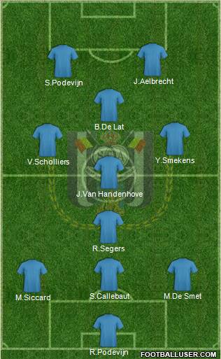 RSC Anderlecht Formation 2011