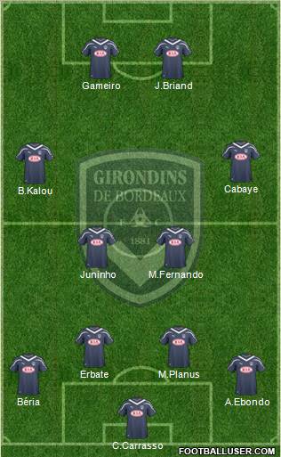 FC Girondins de Bordeaux Formation 2011