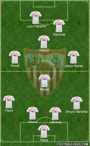 Sevilla F.C., S.A.D. Formation 2011